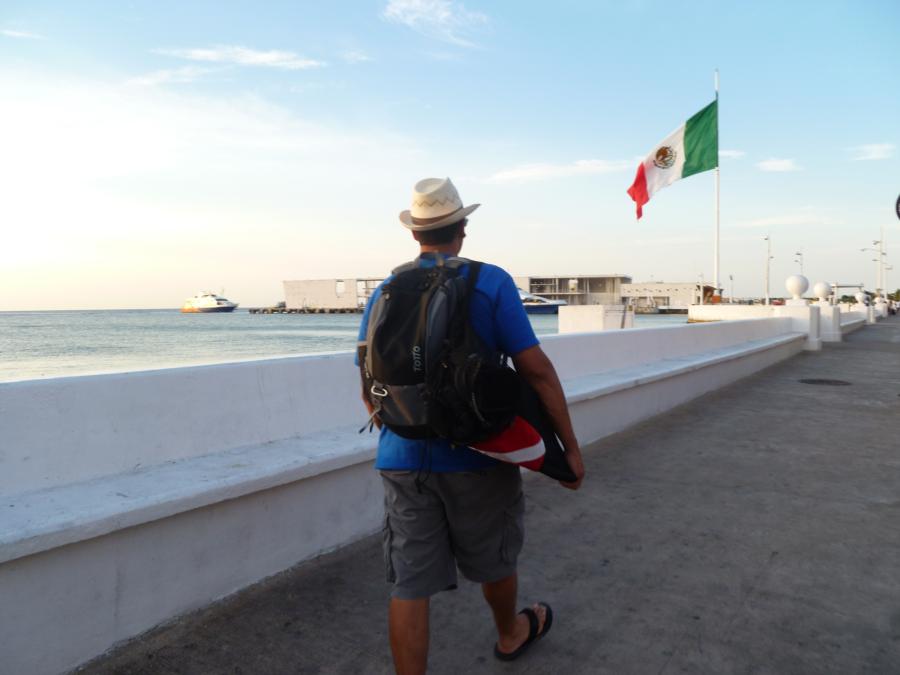 after a dive in Cozumel