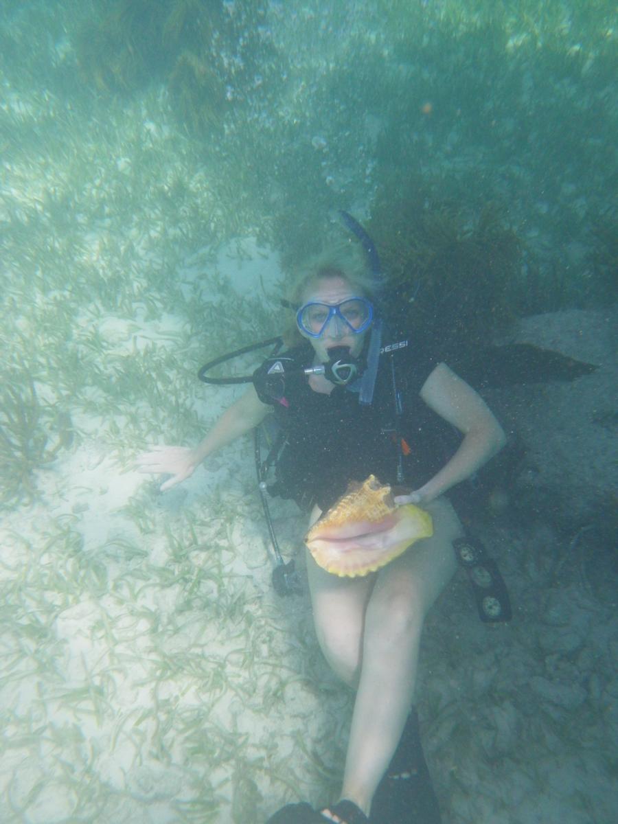 Me with a conch