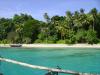 a beach of Pulau Mansinum