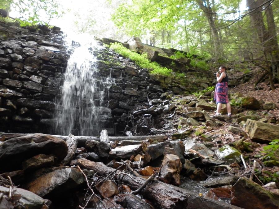 Backside of the ’Power Dam’ in Schubert’s Gap, Bethel PA, along the Appalacian Trail.