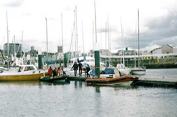 Plymouth England Dive Boat