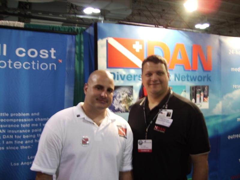 Greg with Eric Douglas, author and works with DAN.