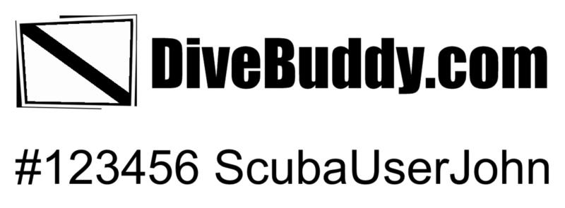 DiveBuddy.com Stamp (Black and White)