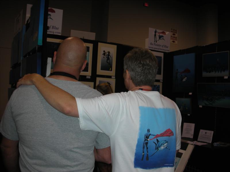 DEMA 08 - Greg from Dive Buddy with Guess Who?