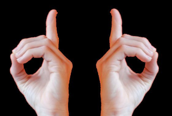 Hand signal for divebuddy members (hands form a "db") :)
