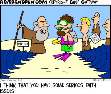 Faith vs. Scuba Diving