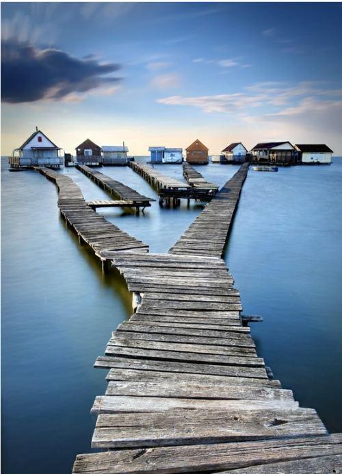 "Wooden Walkways" in Bokod Hungary by Viktor Bors