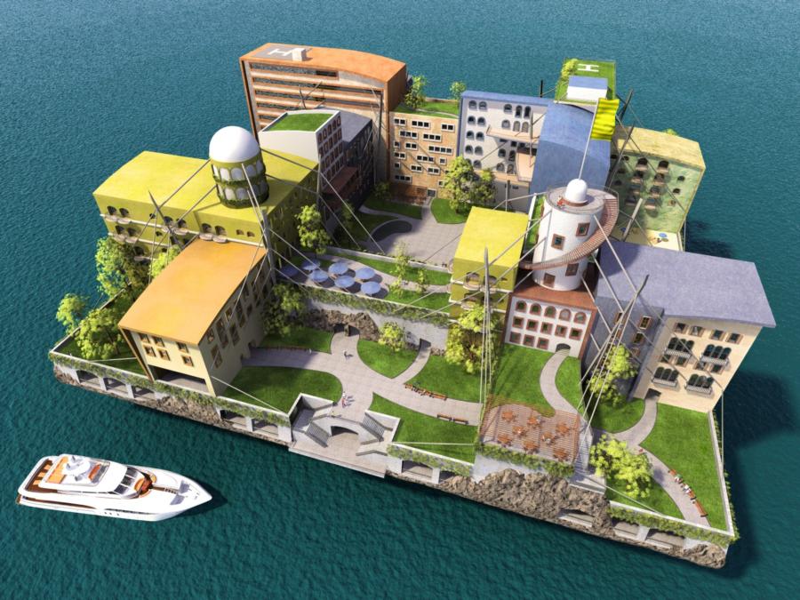 Seasteading - Example Ocean City