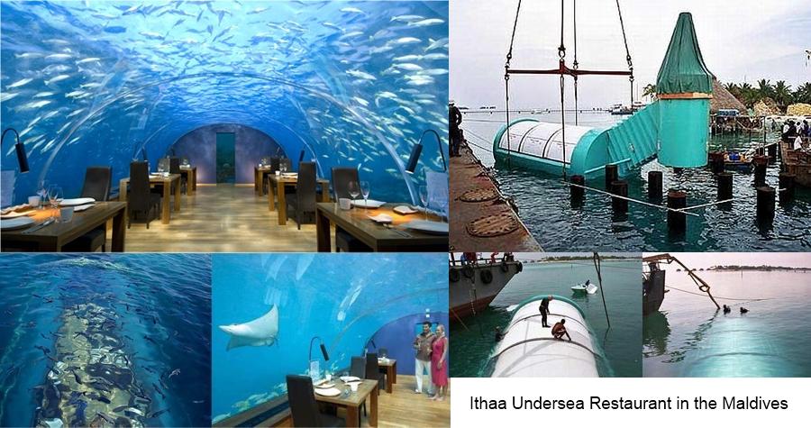 Ithaa Undersea Restaurant in the Maldives