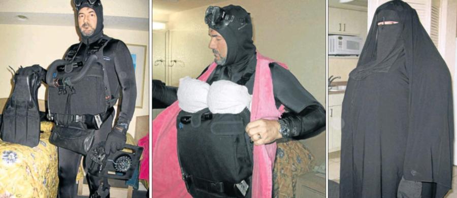 2009 French Spy Escaped Dubai with Scuba Gear Under Burka