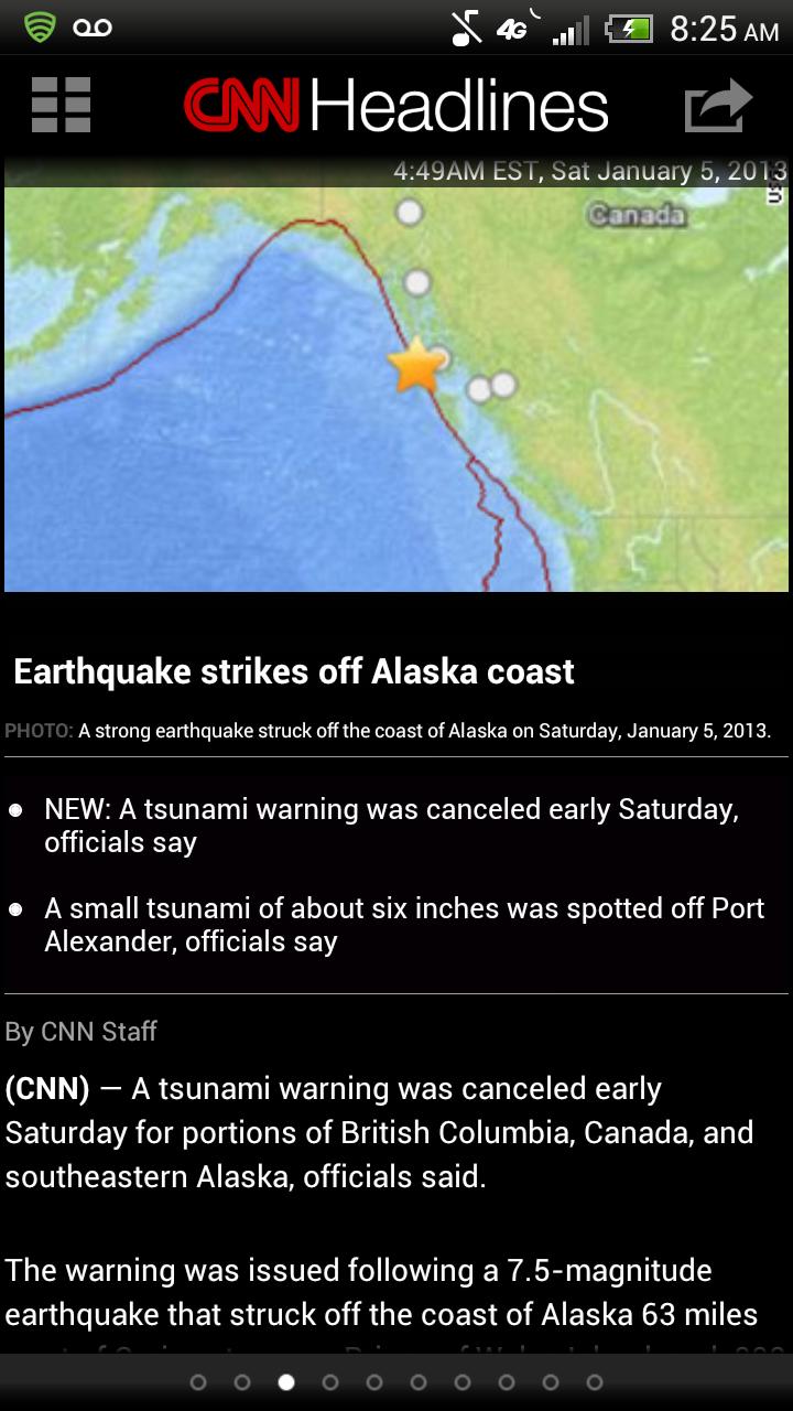 Alaska 6 inch tsunami - seriously?