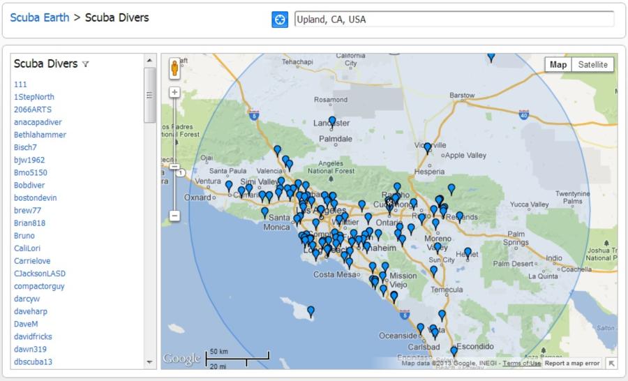 A bagillion scuba divers in SoCal listed on Scuba Earth on DiveBuddy