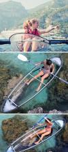 Clear Blue Molokini 2 Passengers Polycarbonate Kayak - $2300