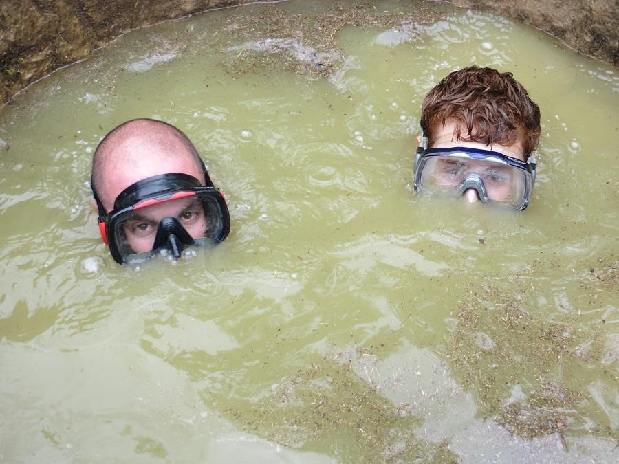 Mud diving in Texas - Zero Viz