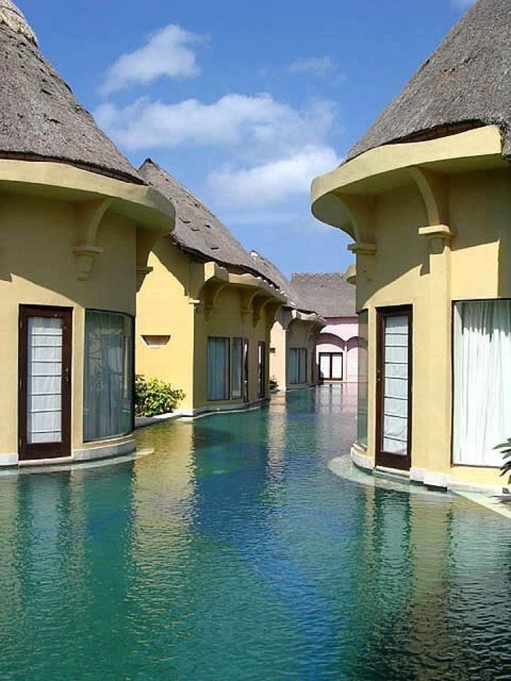 Step outside your room and swim!