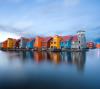 Colorful Buildings on Water