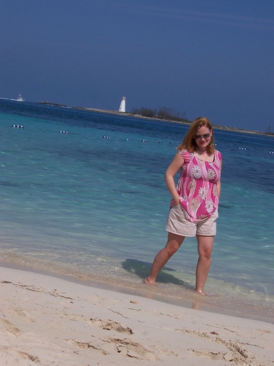 My beautiful wife in Nassau