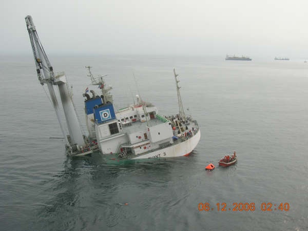 New wreck Angola 4