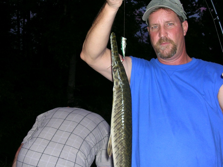 my aligatorgar at San Rayburn Lake east Texas