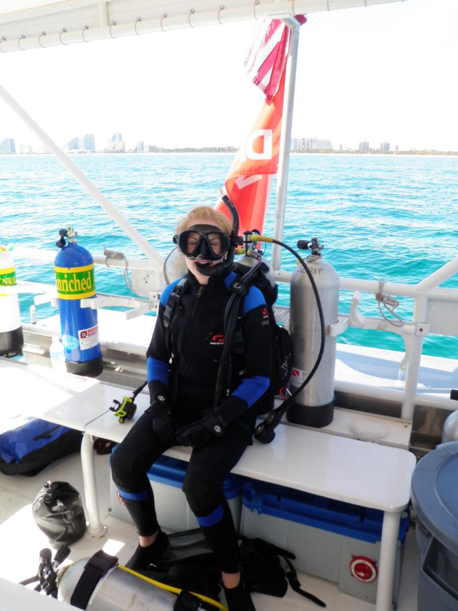 Open Water cert in Miami (2010)