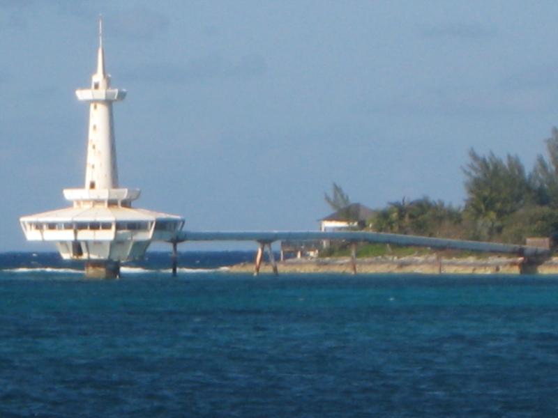 Observation tower on ARAWAK Cay