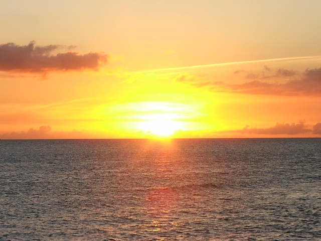 what a view, getting ready for a night dive in okinawa japan