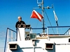 Captain Ted on my favorite dive boat, The Spectre.