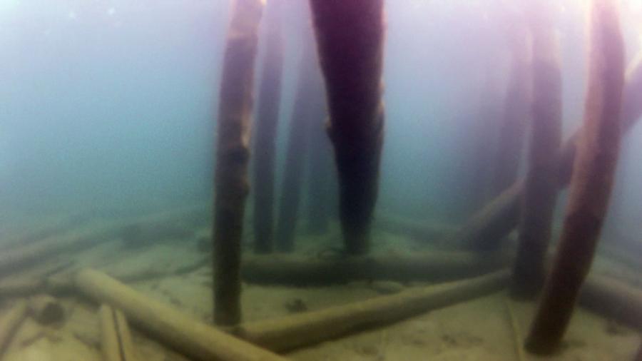 Collapsed Pier