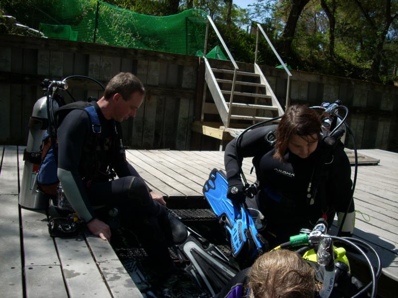 Final Dive at Blue Grotto, FL