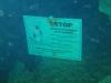 Sign in front of an underwater cave in Devil’s Den