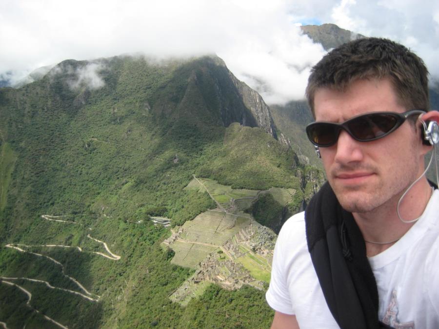 Me on top of a mountain in Peru