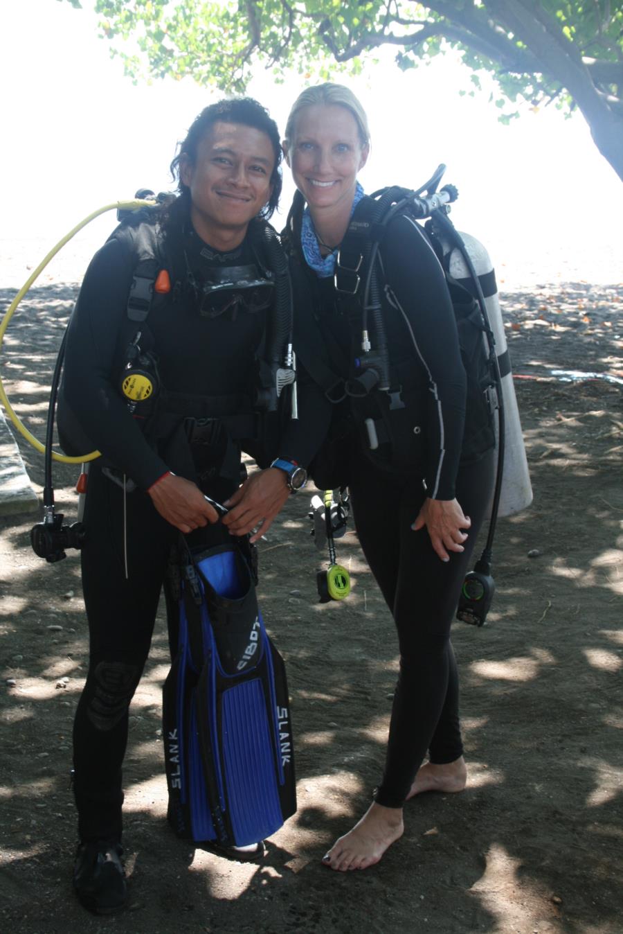 Me & Dive Master - Muck Diving