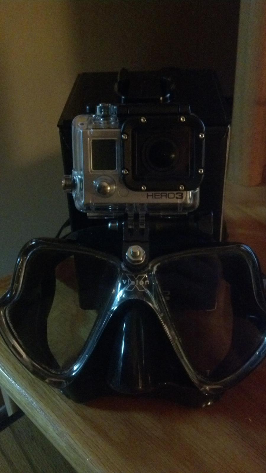 Gopro mount on mask