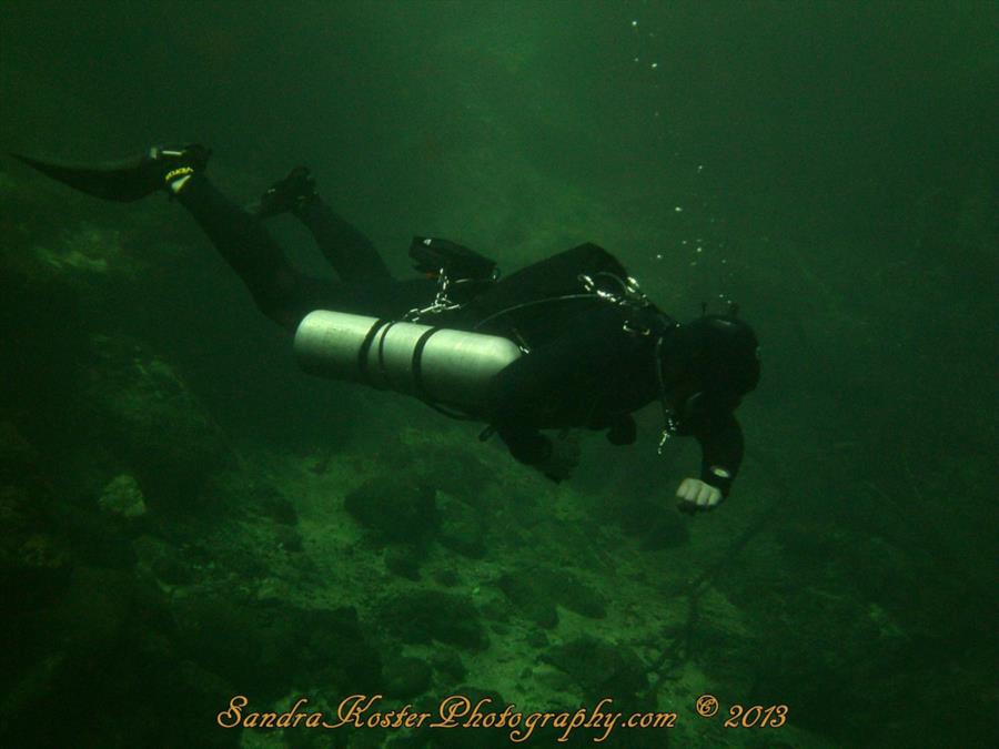 Me in sidemount at Orange Grove