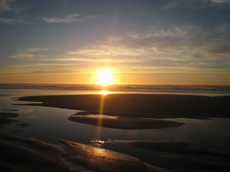 Sunset at Salmon Creek Beach on the Sonoma Coast