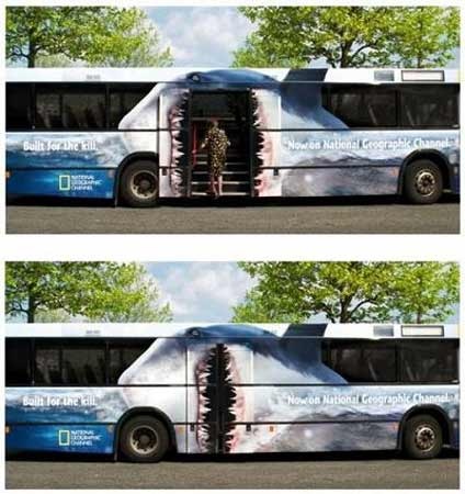 People Eating Shark Bus