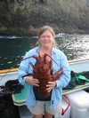 Me and the monster lobster again