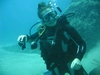 Diving in Santorini, Greece