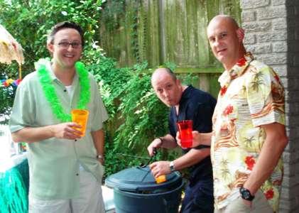 Just a couple of lads having a quiet drink