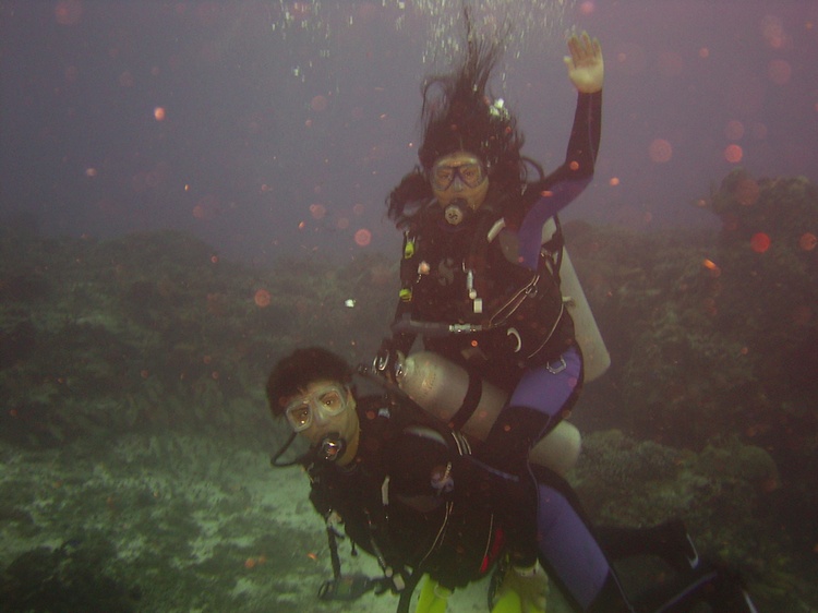 Cozumel at 70 ft. Gotta love our Instructors.