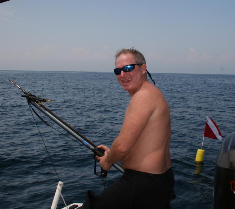 Spearfishing at J Buoy