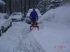 20 inches of snow does impede diving 