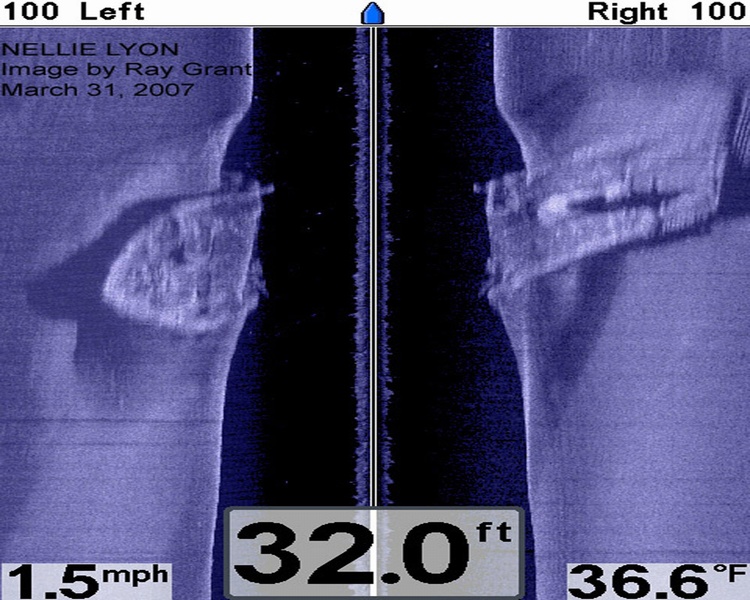 NELLIE LYON side scan image