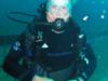 Hugh on deck of Oriskany, 140’