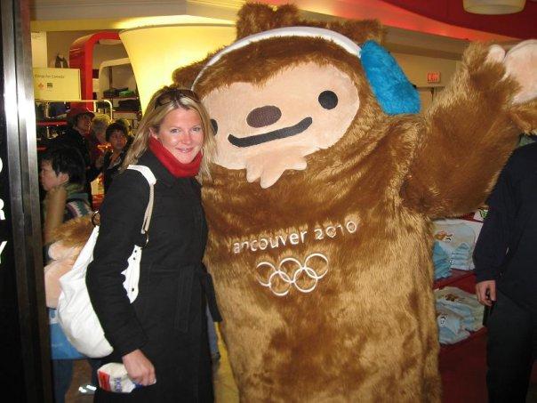 Me with one of my favorite mascots!
