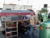 CALIFORNIAKEITH workin on the boat, notice the long ladder & a water sking ring.