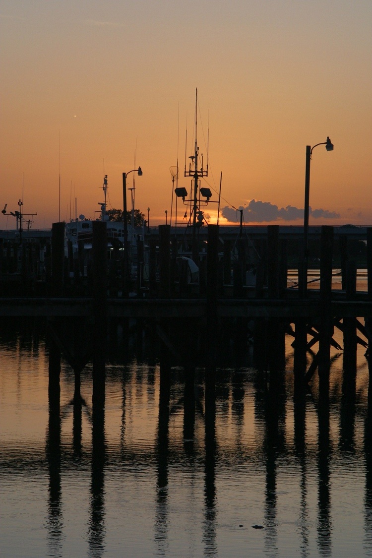  SUNSET OFF THE DOCK