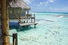 view out of our bungalow,Tikehau, French Polynesia 2004 (c) 2004