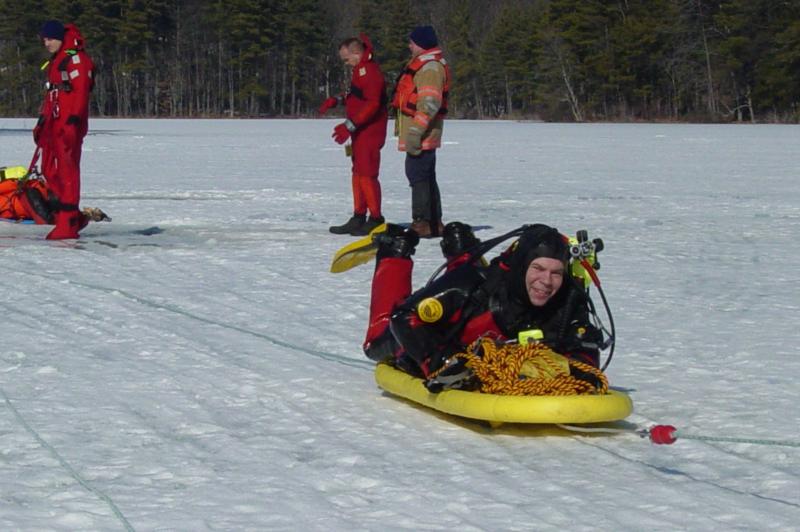 out from under the ice