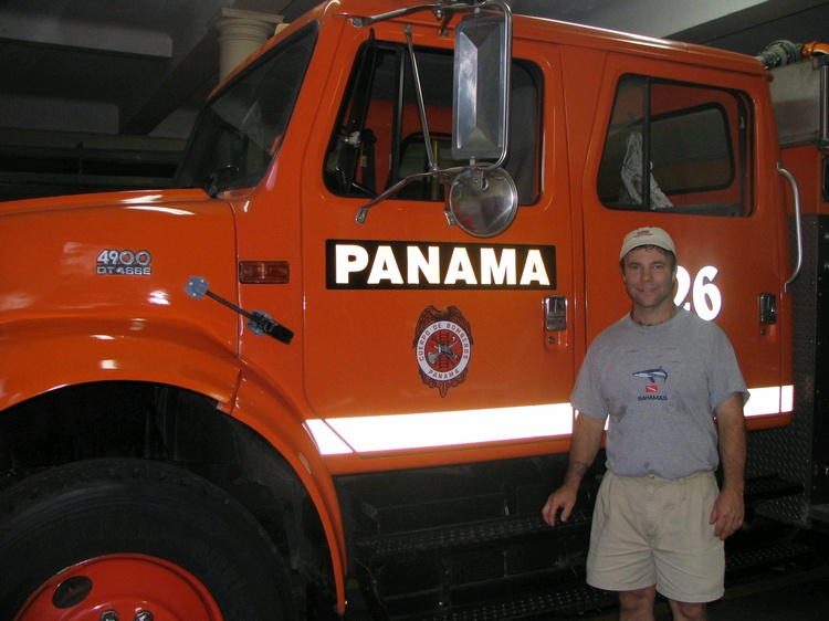 Panama city, Panama fire truch